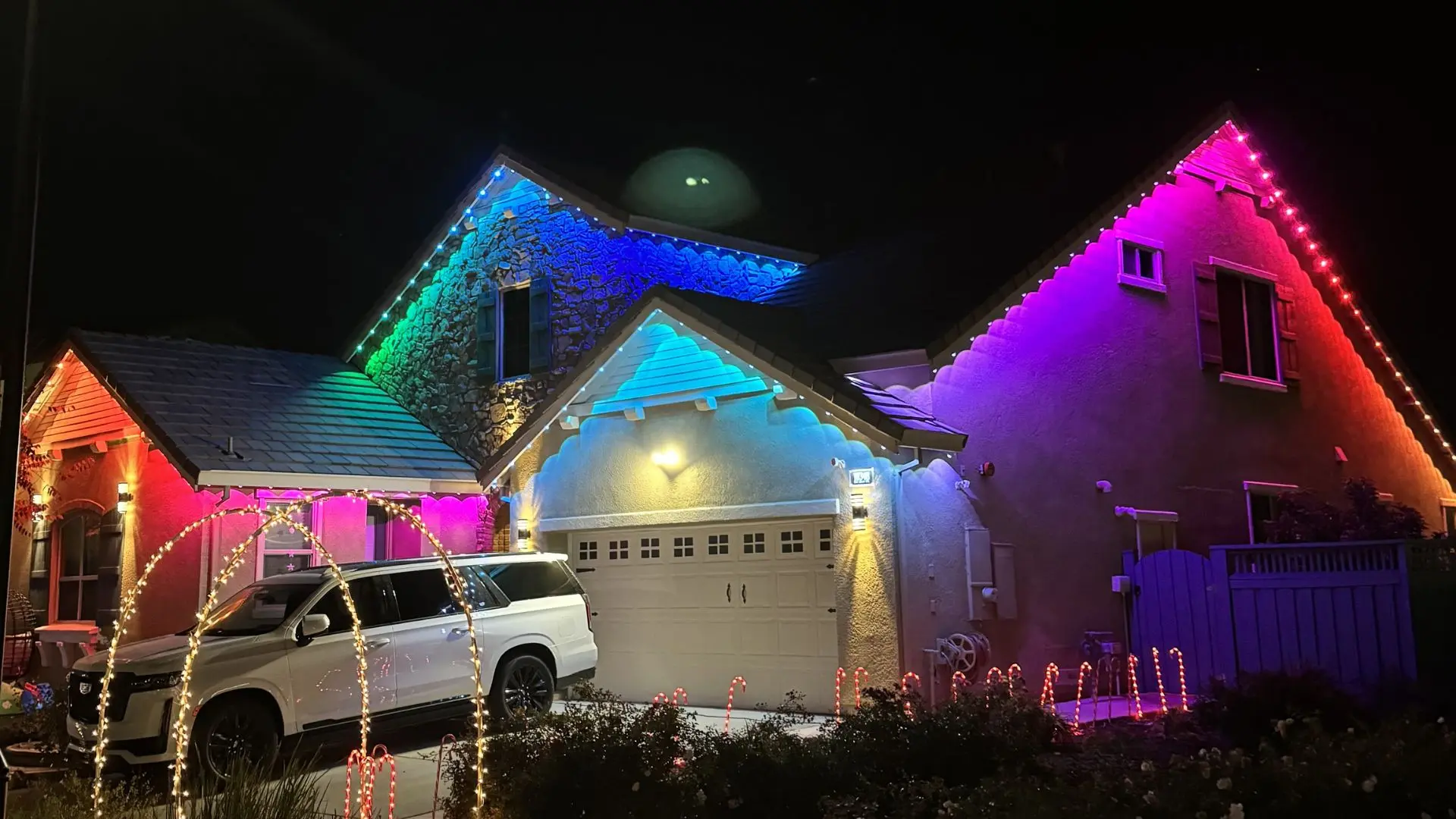 new french drain installed at new construction home in severna park, MD