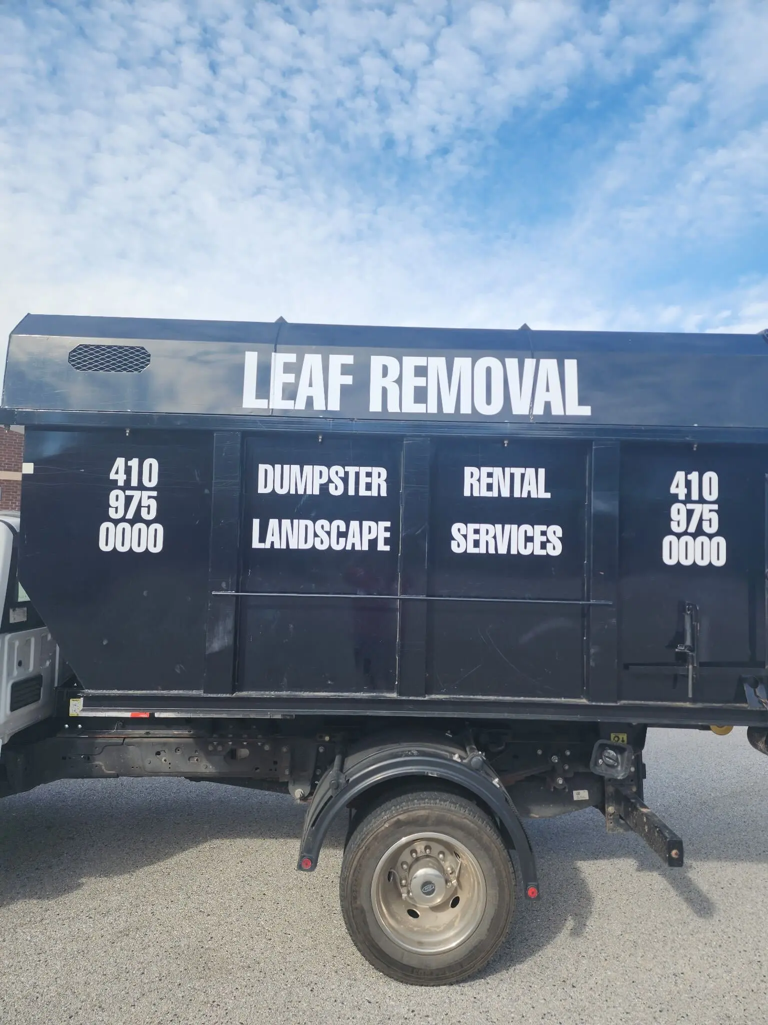 dumpster truck delivery